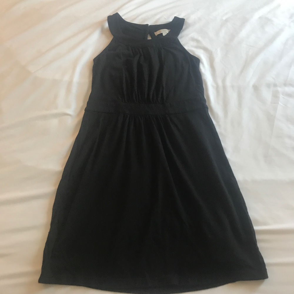 Loft Black Mini Dress